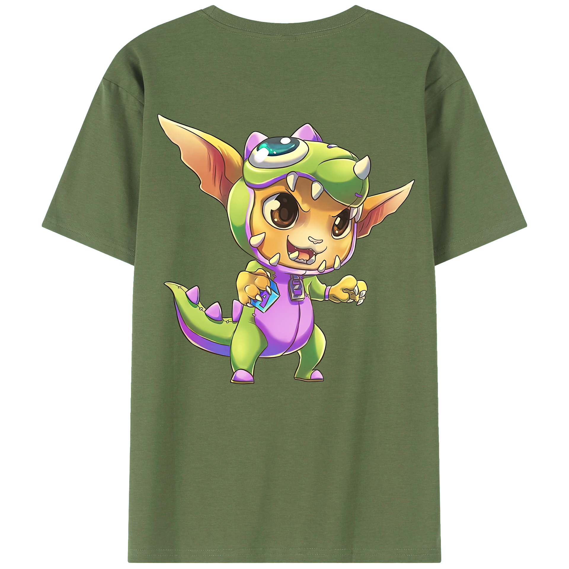 リーグ・オブ・レジェンド League of Legends LOL 綿100％ メンズ半袖Tシャツ（バックプリント） 通気性